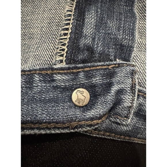 Abercrombie & Fitch Womens Shorts Sz10 VTG Y2K Distressed Jean Shorts - Picture 7 of 9